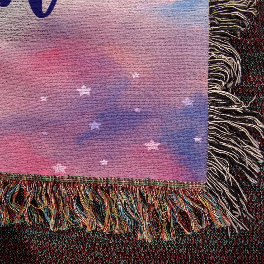Gift to Daughter Fringe Blanket from Mom Gifts