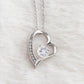 Gifts for Grandma Heart Necklace, Gifts from Grandkids