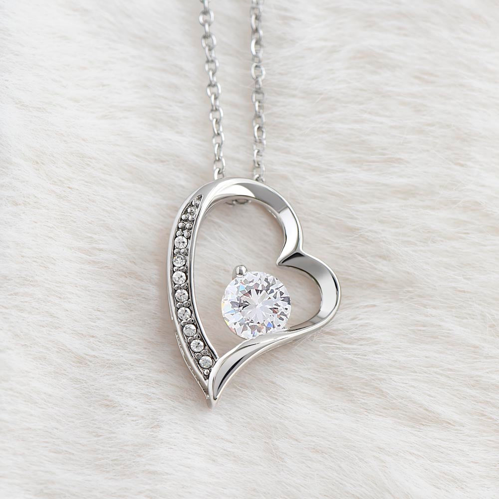 Gifts to Daughter Jewelry Necklace Gift from Mom to Daughter, White or Yellow Gold Finish