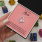 Gift to Mom from Kids Heart Necklace