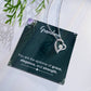 Gifts for Grandma Heart Necklace, Gifts from Grandkids