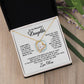 Gifts to Daughter Jewelry Necklace Gift from Mom to Daughter, White or Yellow Gold Finish