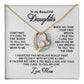Gifts to Daughter Jewelry Necklace Gift from Mom to Daughter, White or Yellow Gold Finish