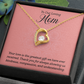 Gift to Mom from Kids Heart Necklace