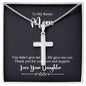 Gift to Mother-in-Law from Daughter Jewelry Cross Necklace