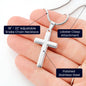 Gift to Mother-in-Law from Daughter Jewelry Cross Necklace