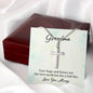 Cross Necklace for Grandma Gifts for Granny from Grandchildren