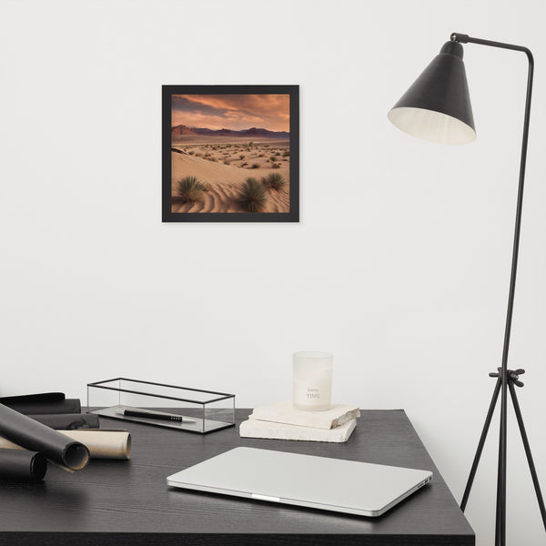 Framed Midwest Desert Poster, Desert Wall Art Decofr - Dakoda Goods & Co.