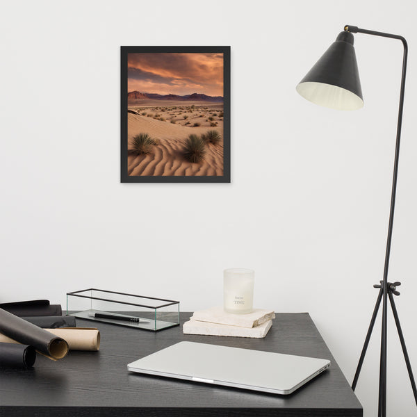 Framed Midwest Desert Poster, Desert Wall Art Decofr - Dakoda Goods & Co.