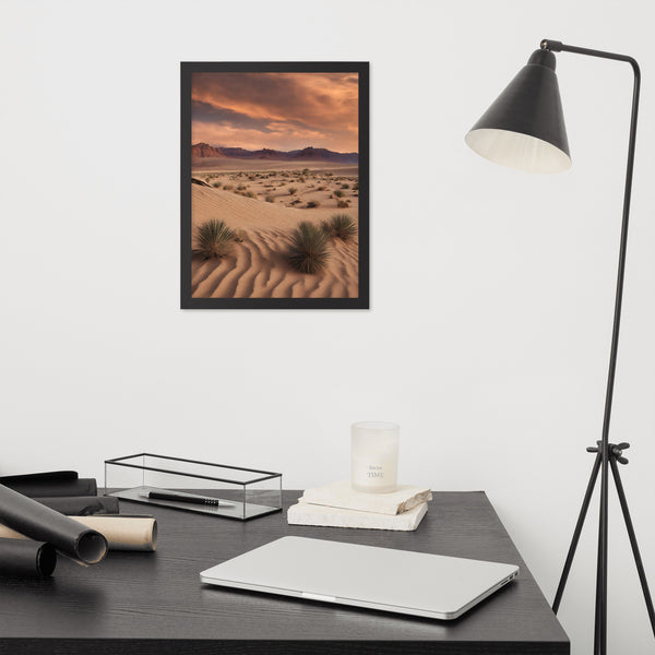 Framed Midwest Desert Poster, Desert Wall Art Decofr - Dakoda Goods & Co.