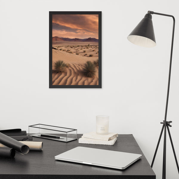 Framed Midwest Desert Poster, Desert Wall Art Decofr - Dakoda Goods & Co.