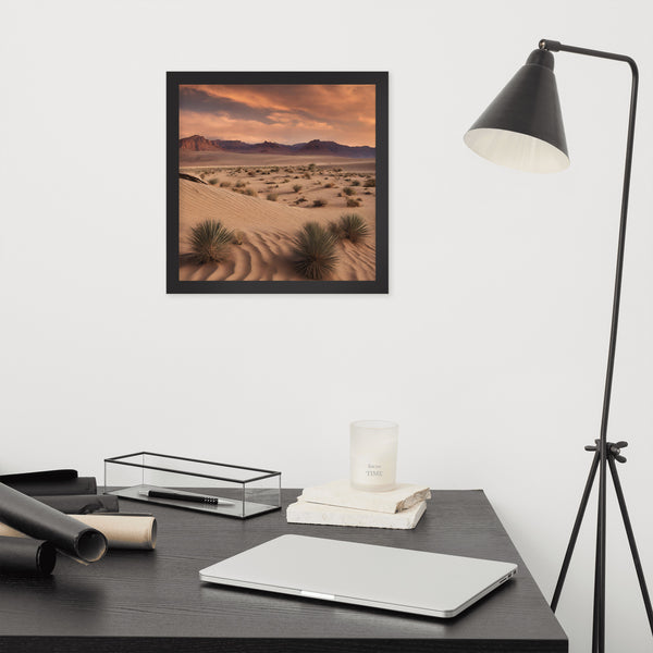 Framed Midwest Desert Poster, Desert Wall Art Decofr - Dakoda Goods & Co.