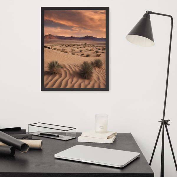 Framed Midwest Desert Poster, Desert Wall Art Decofr - Dakoda Goods & Co.