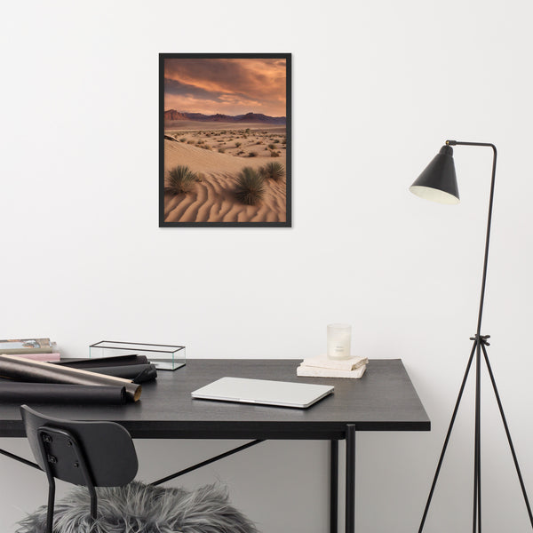 Framed Midwest Desert Poster, Desert Wall Art Decofr - Dakoda Goods & Co.
