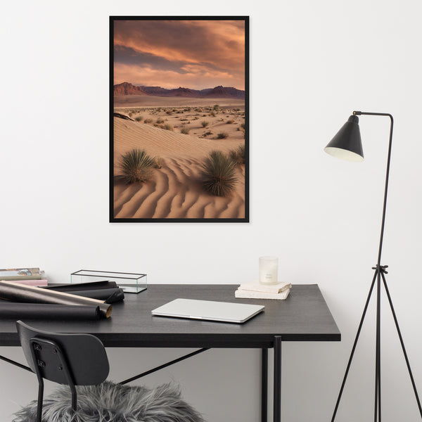 Framed Midwest Desert Poster, Desert Wall Art Decofr - Dakoda Goods & Co.