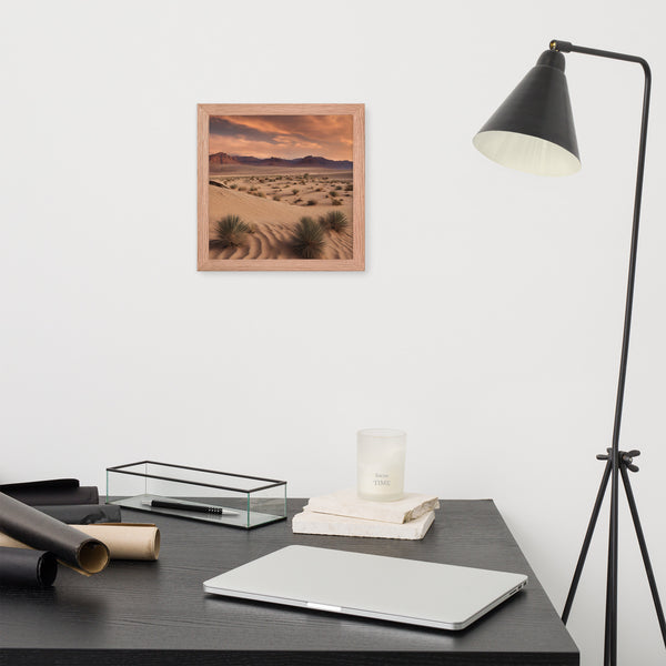 Framed Midwest Desert Poster, Desert Wall Art Decofr - Dakoda Goods & Co.