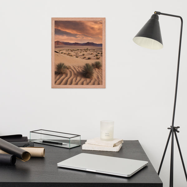 Framed Midwest Desert Poster, Desert Wall Art Decofr - Dakoda Goods & Co.