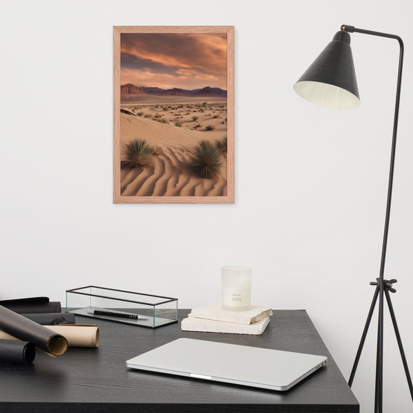 Framed Midwest Desert Poster, Desert Wall Art Decofr - Dakoda Goods & Co.