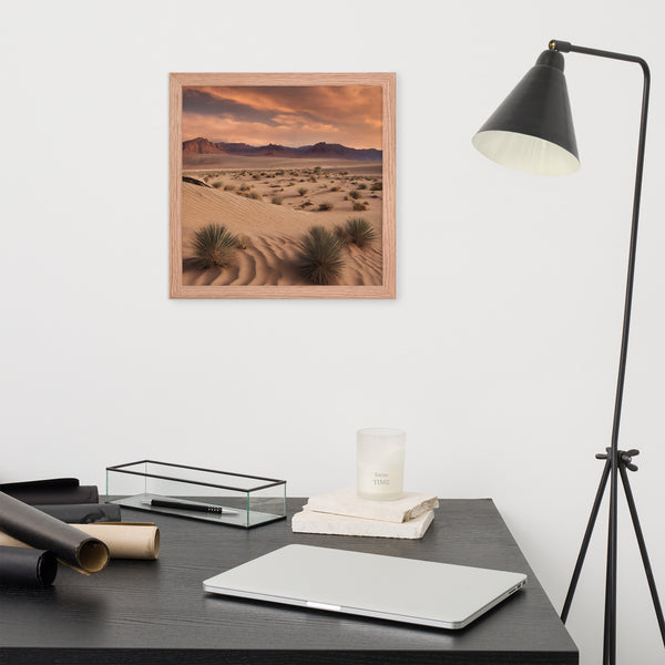 Framed Midwest Desert Poster, Desert Wall Art Decofr - Dakoda Goods & Co.