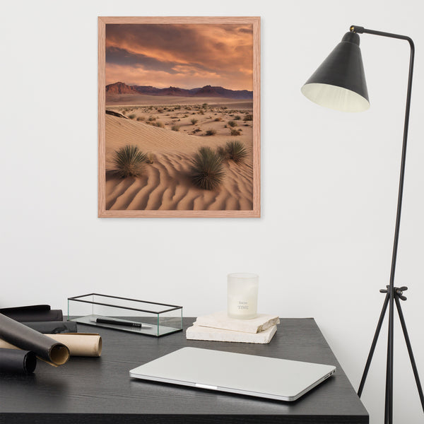 Framed Midwest Desert Poster, Desert Wall Art Decofr - Dakoda Goods & Co.