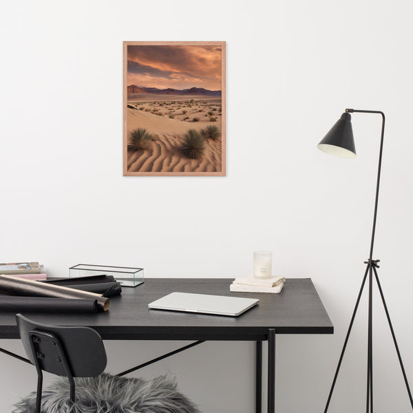 Framed Midwest Desert Poster, Desert Wall Art Decofr - Dakoda Goods & Co.