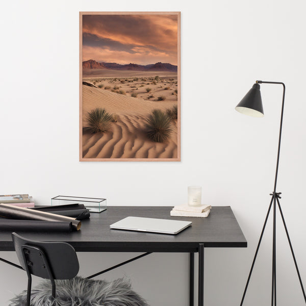 Framed Midwest Desert Poster, Desert Wall Art Decofr - Dakoda Goods & Co.