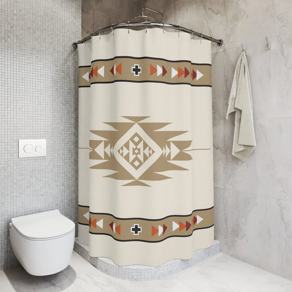 Shower Curtain Montana Hills Southwestern Polyester Bathroom Decor Lodge Cabin