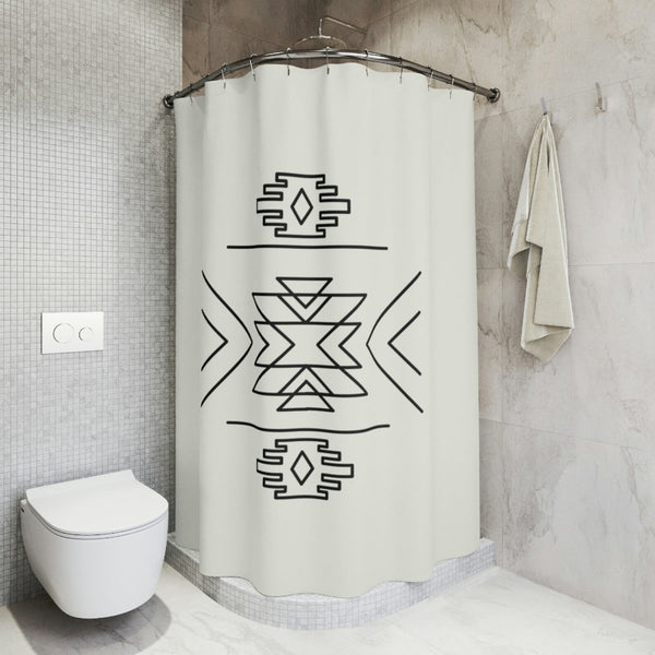 Sedona Southwest Curtain for Bathroom Shower Curtain for Bath Home Decor for Bathroom Beige Curtain
