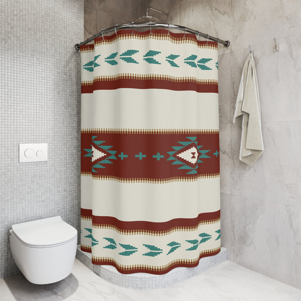 Shower Curtain Sedona Falls Southwestern Curtain Bathroom, Polyester 71 x 74 in