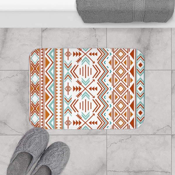 Bath Mat Southwestern Boho Bath Mat for Bathroom - Dakoda Goods & Co.