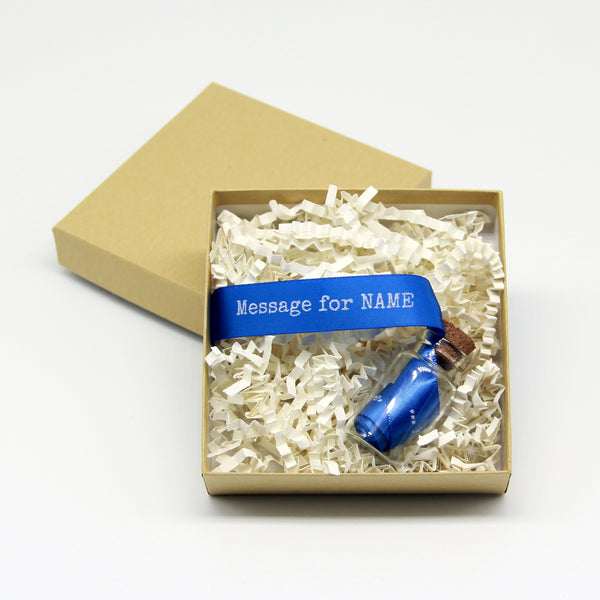 Personalized Message in a Bottle Gift Custom Text Gifts for Birthday, Gifts for Him or Her