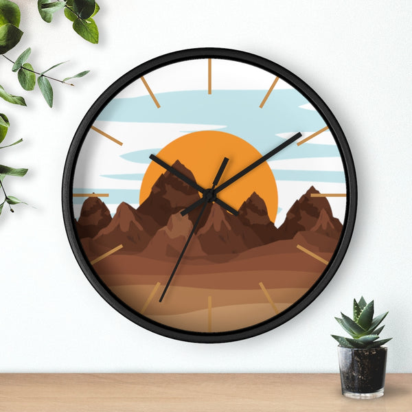 Sunrise Mountain Wall Clock - Dakoda Goods & Co.
