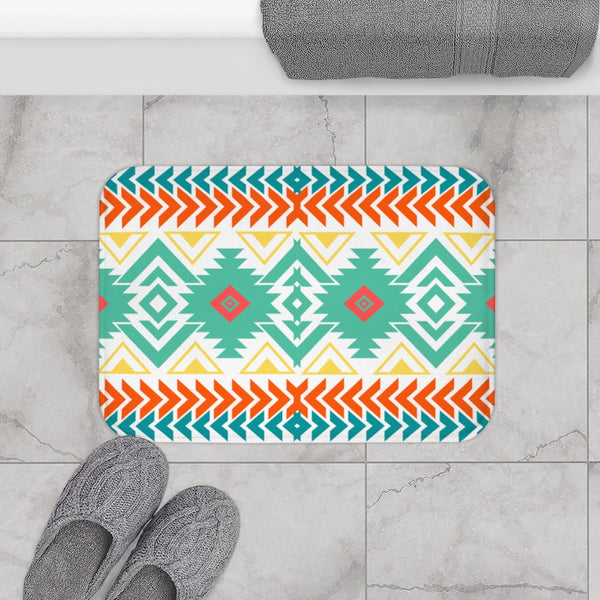Bath Mat, Southwestern, Shower Mat, Boho Bath Mat - Dakoda Goods & Co.
