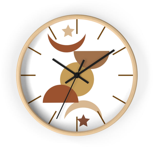 Wall Clock, Clocks, Desert, Organic Theme, Wooden Clock, Time, Wall Decor, Midwest, Wood, Plexiglass, Decor, Home Decor, Gifts - Dakoda Goods & Co.