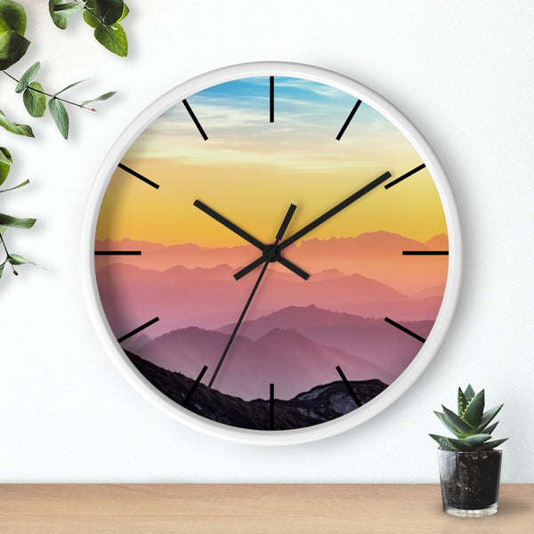 Wall clock | Scenic Wall Clock | Wooden Wall Clocks - Dakoda Goods & Co.
