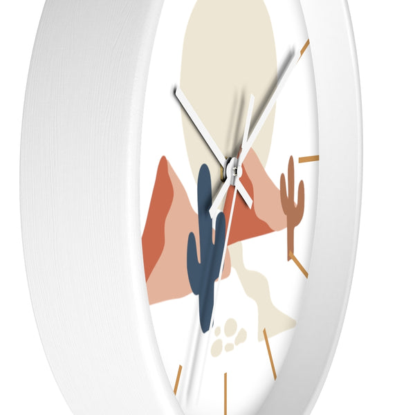 Wall Clock, Clocks, Midwest, Desert Theme, Wooden Clock, Time, Wall Decor - Dakoda Goods & Co.