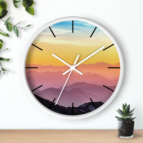 Wall clock | Scenic Wall Clock | Wooden Wall Clocks - Dakoda Goods & Co.
