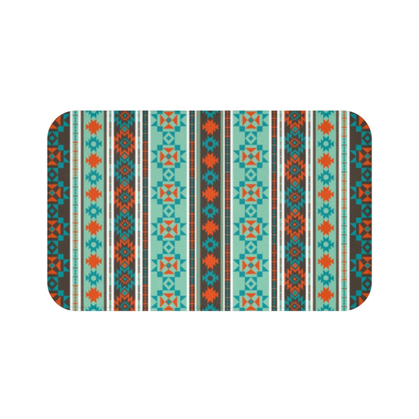 Bath Mat, Southwestern, Shower Mat, Boho Bath Mat - Dakoda Goods & Co.