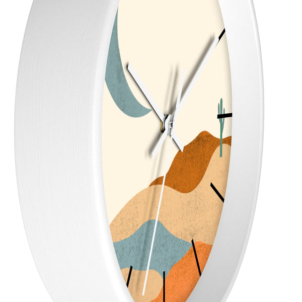 Wall Clock, Clocks, Desert, Organic Theme, Wooden Clock, Time, Wall Decor, Midwest, Wood, Plexiglass, Decor, Home Decor, Gifts - Dakoda Goods & Co.