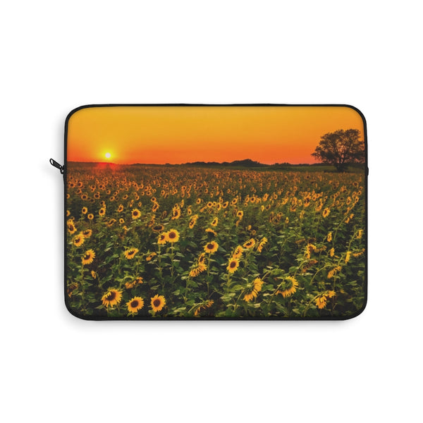 Laptop Sleeve Computer Case Sunflower Fields - Dakoda Goods & Co.