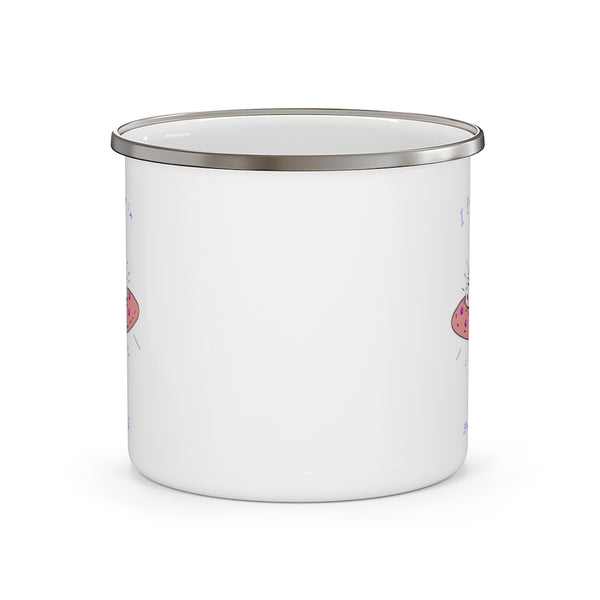 Camping Mug I Believe in Meow-self Funny Mug Spaceship Gifts Travel Enamel Camping Mug Coffee Mug Tea Mug - Dakoda Goods & Co.