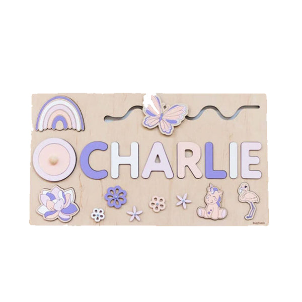 Custom Name Personalized Montessori Wooden Board