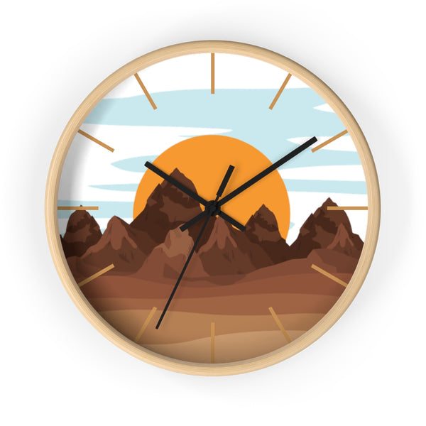 Sunrise Mountain Wall Clock - Dakoda Goods & Co.