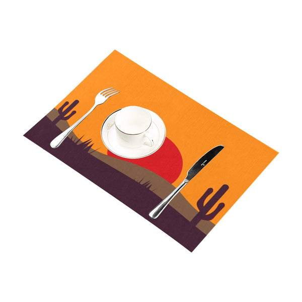 Desert Valley Placemats, Set of 4 Placemat 12’’ x 18’’ (Four Pieces)