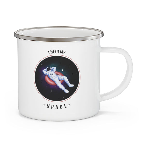 Camping Mug Funny Gifts Travel Enamel Camping Mug Coffee Mug Tea Mug I Need My Space Tea Mug Gifts - Dakoda Goods & Co.