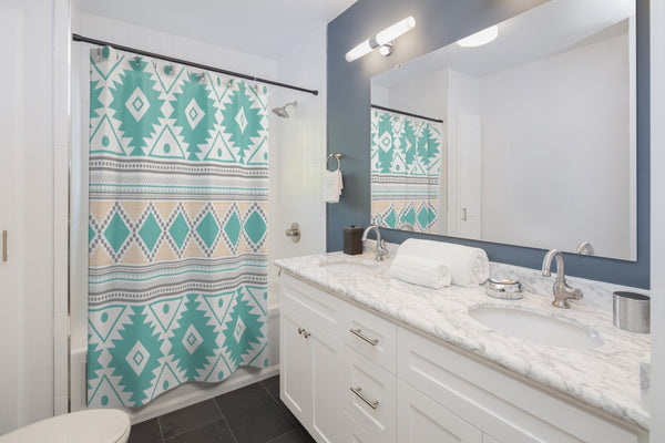 Shower Curtain, Southwestern, Bathroom Decor - Dakoda Goods & Co.