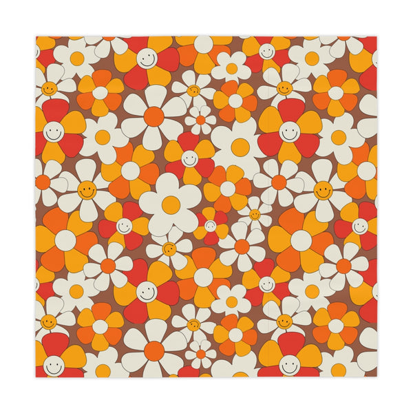 Groovy Floral Tablecloth