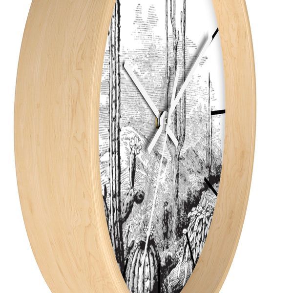 Wall Clock, Clocks, Midwest, Desert Theme, Wooden Clock, Time, Wall Decor - Dakoda Goods & Co.