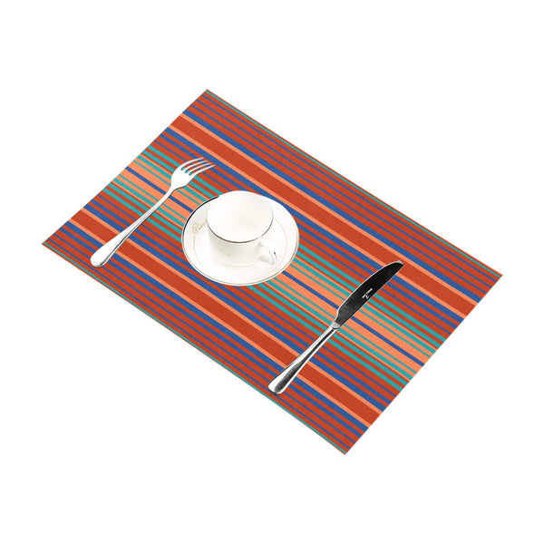 Striped Placemats 12’’ x 18’’ , Set of Four Pieces