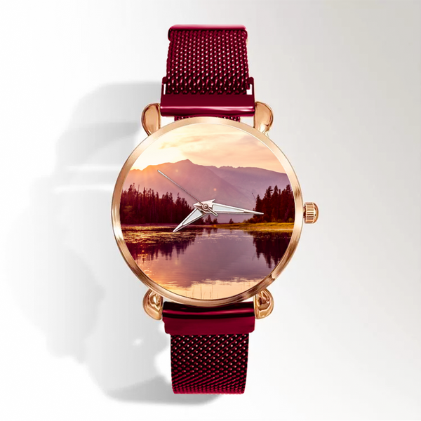 Scenic Watch Multicolor Women’s Magnetic Buckle Quartz Wrist Watch